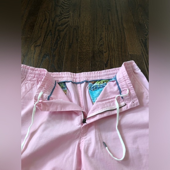 *LIKE NEW* Polo Ralph Lauren Men’s XXL Pink Khaki Stretch Classic Fit Shorts - Picture 4 of 13